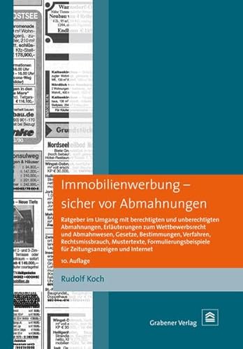 Immobilienwerbung - sicher vor Abmahnungen (9783925573422) by Unknown Author