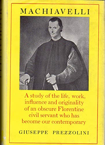 Beispielbild fr Machiavelli. Vorwort von Eberhard Straub, zum Verkauf von modernes antiquariat f. wiss. literatur