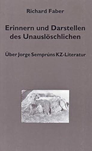 Erinnern und Darstellen des UnausloÌˆschlichen: UÌˆber Jorge SempruÌns KZ-Literatur (German Edition) (9783925867149) by [???]