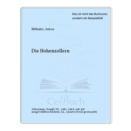 Stock image for Die Hohenzollern for sale by Zubal-Books, Since 1961