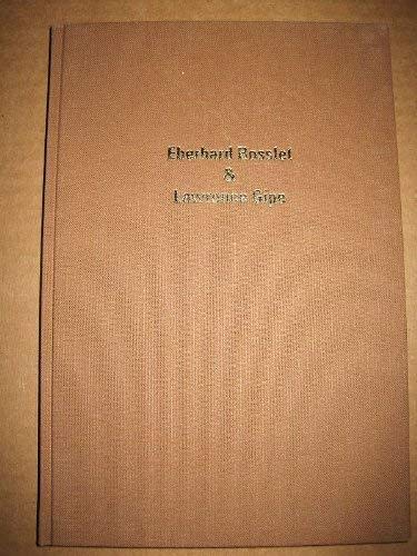 Eberhard Bosslet & Lawrence Gipe: Buch zur Ausstellung vom 6. November 1993 bis 9. Januar 1994 (German and English Edition) (9783925974274) by Eberhard Bosslet; Lawrence Gipe