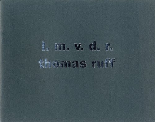 9783926530899: Thomas Ruff: l.m.v.d.r. Volume 2