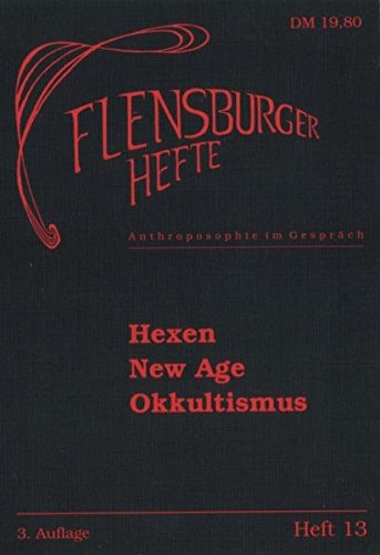 9783926841087: Hexen New Age Okkultismus [Heft 13, 3. Auglage, Summer]. Flensburger Hefte. Summer 1992.
