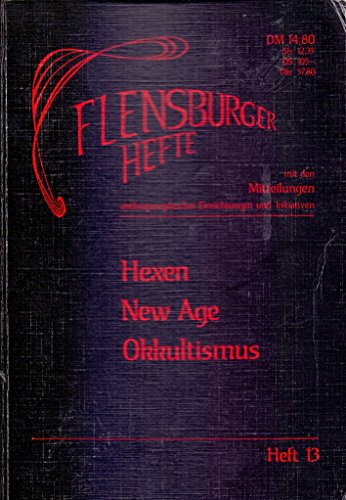Stock image for Flensburger Hefte, Heft 13: Hexen, New Age, Okkultismus for sale by medimops