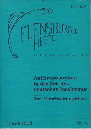 Beispielbild fr Anthroposophen in der Zeit des deutschen Faschismus zum Verkauf von medimops