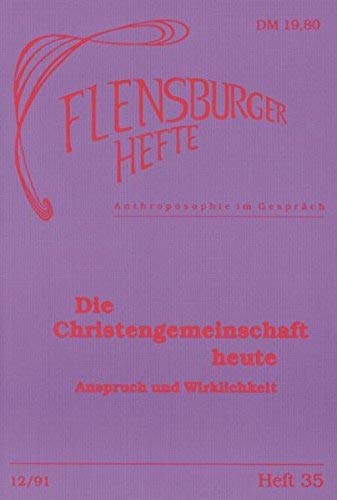 9783926841421: Christengemeinschaft heute, pb