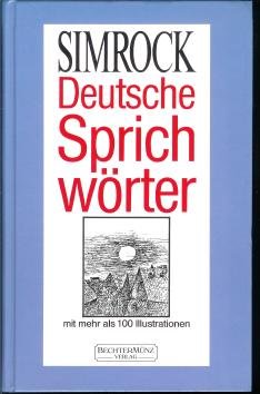 Beispielbild fr Deutsche Sprichwrter. Simrock zum Verkauf von Antiquariat  Udo Schwrer