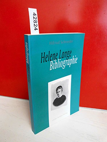Beispielbild fr Helene Lange Bibliographie zum Verkauf von medimops