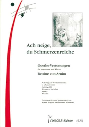 9783927327481: Goethe-Vertonungen: Fur Singstimme Und Klavier