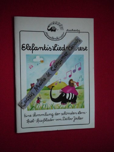 Beispielbild fr Elefantis Liederwiese. Eine Sammlung der sch�nsten Lern- Spiel- Spa�lieder zum Verkauf von Wonder Book