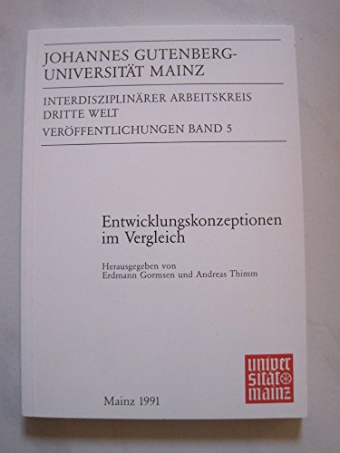 Beispielbild fr Entwicklungskonzeptionen im Vergleich zum Verkauf von Martin Preu / Akademische Buchhandlung Woetzel