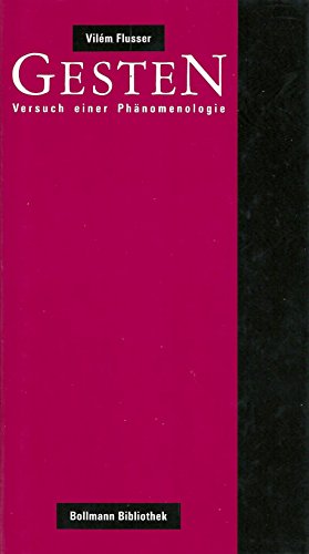9783927901094: Gesten: Versuch einer Phänomenologie (Bollmann Bibliothek) (German Edition)
