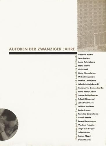 Stock image for Autoren der Zwanziger Jahre. for sale by Antiquariat & Verlag Jenior