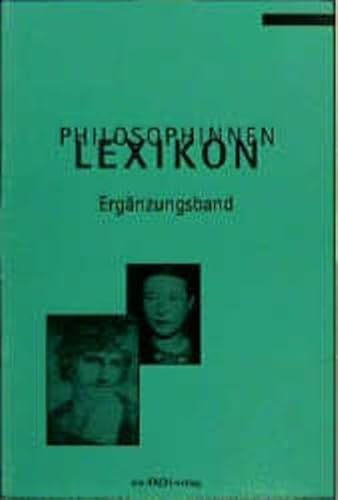 9783928089197: Philosophinnen-Lexikon Ergnzungsband