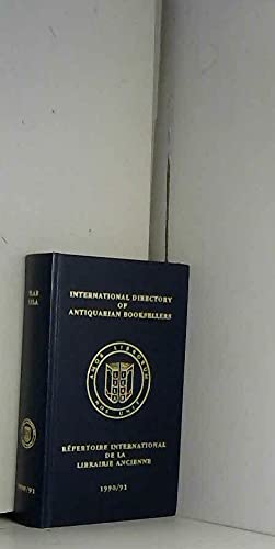 Beispielbild fr International Directory of Antiquarian Booksellers 1990/91 zum Verkauf von Buch et cetera Antiquariatsbuchhandel