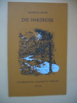 Beispielbild fr Die Harzreise zum Verkauf von medimops
