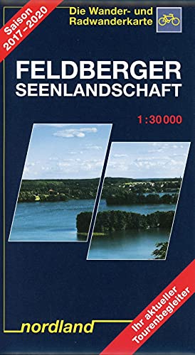 Beispielbild fr Nordland Karten, Feldberger Seenlandschaft: Wander- und Radwanderkarte zum Verkauf von medimops