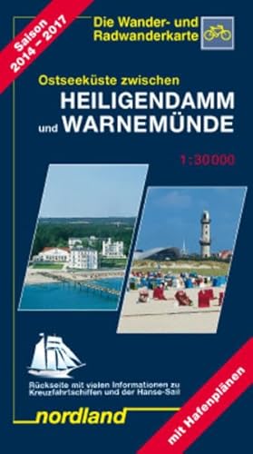 Beispielbild fr Warnemnde - Rostocker Heide. 1 : 30 000: Ostseekste von Heiligendamm bis Dierhagen. Die Wander- und Radwanderkarte Saison 2005 - 2007 zum Verkauf von medimops