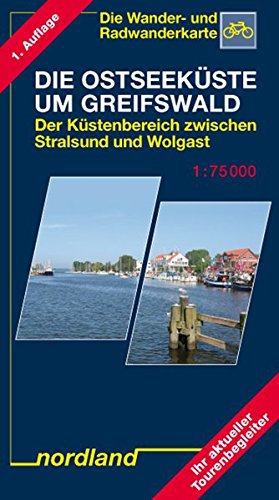Beispielbild fr Die Ostseekste um Greifswald 1 : 75 000: Der Kstenbereich zwischen Stralsund und Wolgast. Die Wander- und Radkarte zum Verkauf von medimops