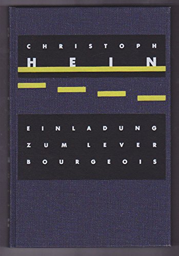 Beispielbild fr Einladung zum Lever Bourgeoise : [(in der Fassung des Erstdrucks von 1980)]. Christoph Hein. Mit 4 Orig.-Steinlithogr. und 13 Federzeichn. von Hermann Naumann. Gestaltet von Juergen Seuss / Die graphischen Bcher ; Bd. 3 zum Verkauf von Antiquariat  Udo Schwrer