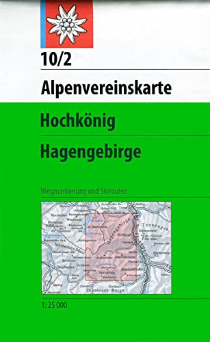 Beispielbild fr Hochknig - Hagengebirge Weg und Skirouten 1 : 25 000: Mit Wegmarkierungen und Skirouten. Topographi zum Verkauf von medimops