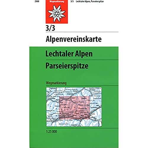 Imagen de archivo de Lechtaler Alpen - Parseierspitze 1 : 25 000 a la venta por medimops