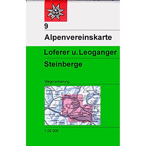 Beispielbild fr Loferer + Leoganger Steinberge 1 : 25 000: Topographische Karte zum Verkauf von medimops