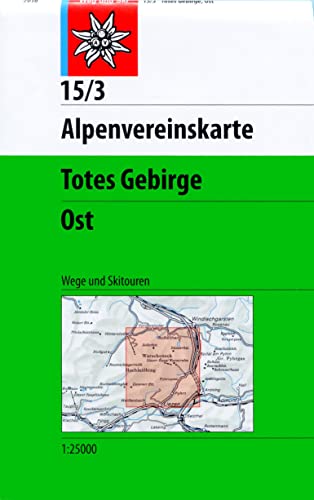 9783928777339: Totes gebirge ostliches blatt: Wege und Skitouren: 15/3