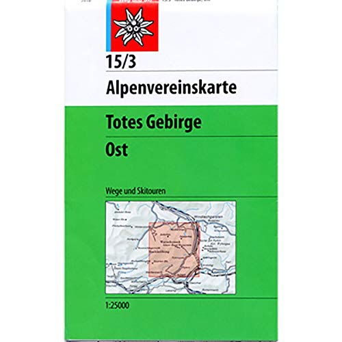 9783928777339: Totes Gebirge, Ost: Wege und Skitouren - 1:25.000 (Alpenvereinskarten)