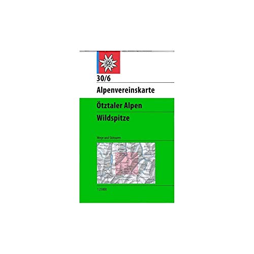 Imagen de archivo de tztaler Alpen Wildspitze 1 : 25 000 Wegmarkierungen: Topographische Karte a la venta por medimops
