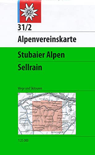 Beispielbild fr Stubaier Alpen Sellrain 1 : 25 000 Wegmarkierungen: Topographische Karte zum Verkauf von medimops