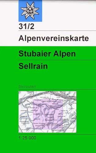 Beispielbild fr Stubaier Alpen Sellrain 1 : 25 000 Skirouten: Topographische Karte zum Verkauf von medimops