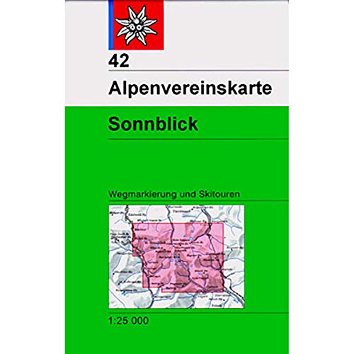 Imagen de archivo de DAV Alpenvereinskarte 42 Sonnblick 1 : 25 000 Wegmarkierung: Topographische Karte a la venta por medimops