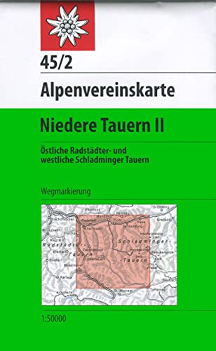 Beispielbild fr Niedere Tauern 2. 1 : 50 000 Wegmarkierung: stliche Radstdter- und westliche Schladminger Tauern / Wegmarkierung zum Verkauf von medimops