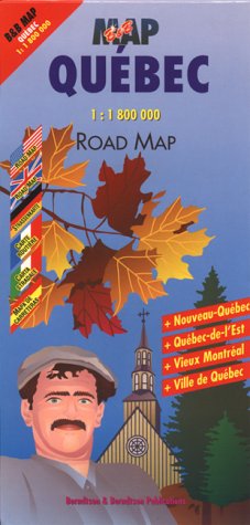 Beispielbild fr Quebec 1 : 1 800 000. Road Map (B&B Road Maps) zum Verkauf von medimops