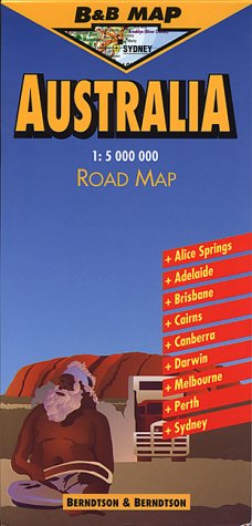 Beispielbild fr B & B Map, Australia (B&B Road Maps) zum Verkauf von Buchmarie