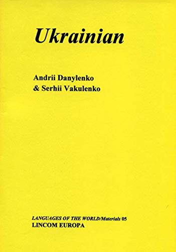 Stock image for Ukrainian (Languages of the World/Materials) for sale by Nauka Japan LLC