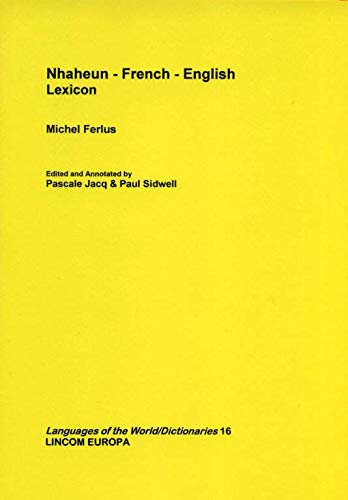 9783929075564: Nhaheun - French - English Lexicon