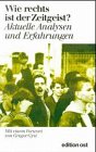 9783929161298: Wie rechts ist der Zeitgeist?: Texte von der antifaschistischen Konferenz am 25./26. Oktober 1996 (German Edition)