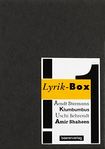 9783929198034: Lyrik-Box