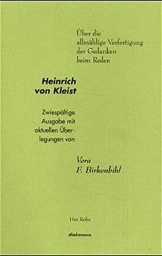 Beispielbild fr ber die allmhliche Verfertigung der Gedanken beim Reden zum Verkauf von Blackwell's