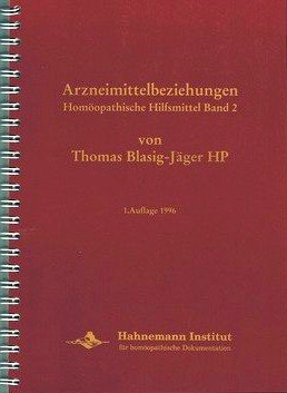 Beispielbild fr Homopathische Hilfsmittel, Band 2: Arzneimittelbeziehungen zum Verkauf von Studibuch