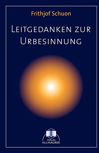 9783929345445: Leitgedanken zur Urbesinnung (German Edition)