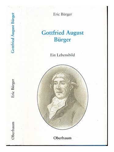 9783929354140: Gottfried August Burger ein Lebensbild