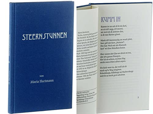 9783929358056: Steernstunnen: Plattdeutsche Gedichte und Geschichten - Hartmann, Maria