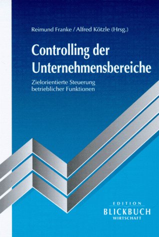Stock image for Controlling der Unternehmensbereiche for sale by ABOXABOOKS