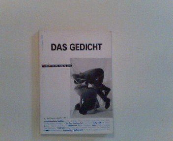 Beispielbild fr Das Gedicht. Zeitschrift /Jahrbuch fr Lyrik, Essay und Kritik: Das Gedicht, Nr.2, Oktober 1994 zum Verkauf von medimops