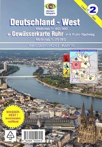 Beispielbild fr Wassersport-Wanderkarte 02. Deutschland West zum Verkauf von Blackwell's