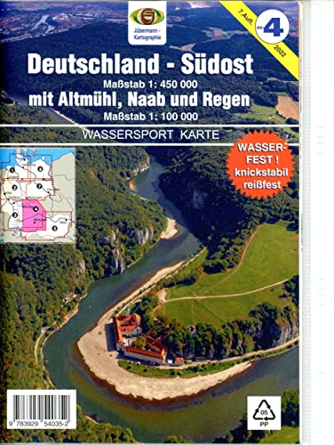 Beispielbild fr Wassersport-Wanderkarte 04. Deutschland-Sdost mit Altmhl, Naab und Regen fr Kanu- und Rudersport zum Verkauf von Blackwell's