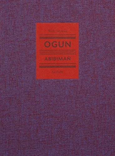 Stock image for OGUN ABIBIMAN. Gedicht - Edition Refugium - signiert for sale by Antiquariat Luna